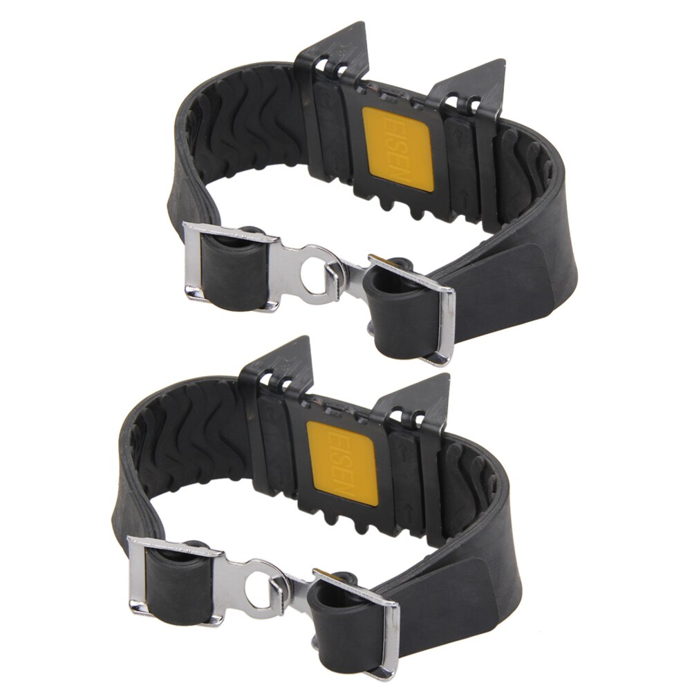 1 Paar Sneeuw Ijs Klimmen Antislip Spikes Grips Stijgijzers Schoenplaten 5-Stud Schoenen Covers Voor Outdoor Klimmen wandelen Sport Maat M