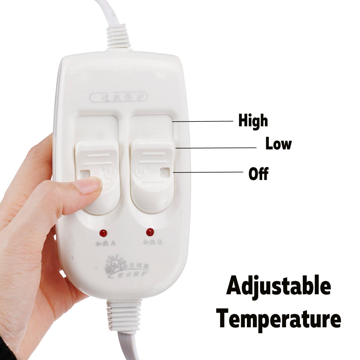 150X180Cm 220V Thuis Elektrische Deken Verwarming Dubbele Body Warmer Verwarmde Deken Thermostaat Elektrische Verwarming Deken Bed warmer Pad