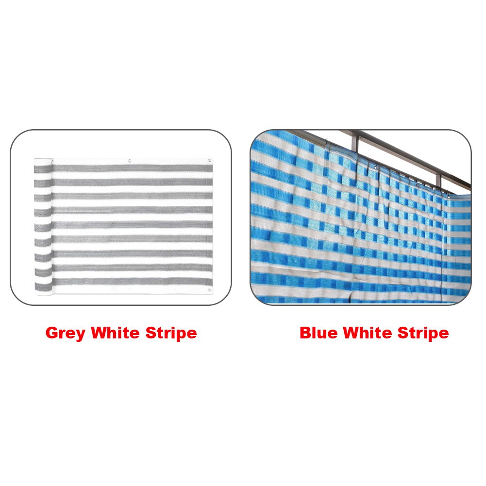 0.9x5m Screen Mesh Garden Fence Balcony Privacy PE Breathable With Grommets Windproof Home Decor Sunshade Net Backyard Pool