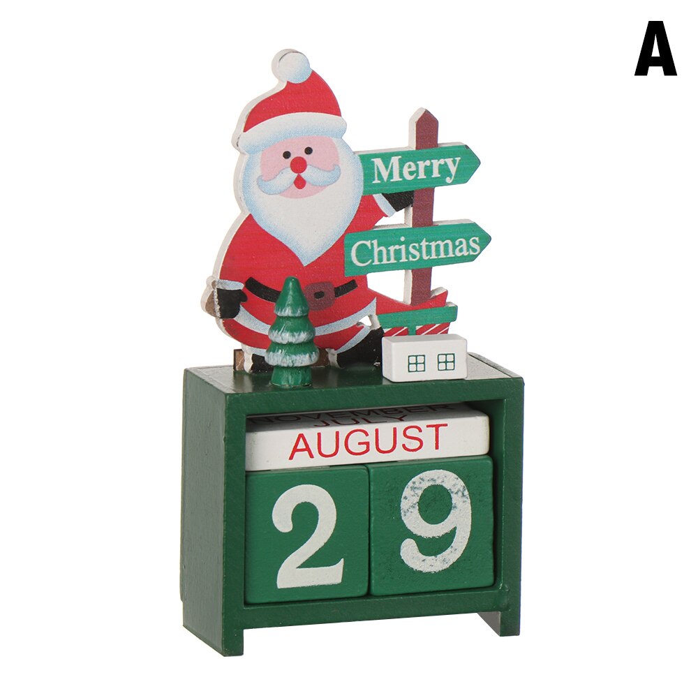 Christmas Wood Christmas Advent Calendars Christmas Decorations for Home Xmas Ornament: A