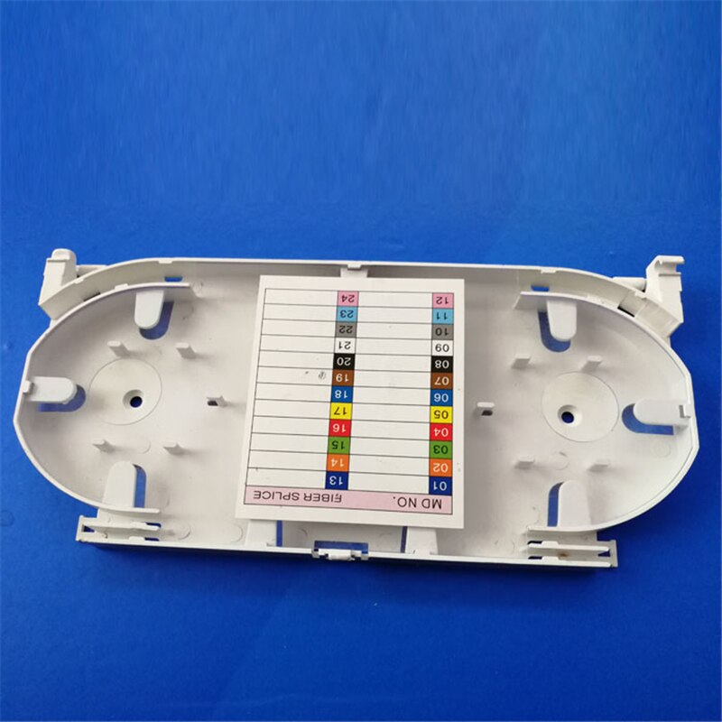 10pcs 24 cores fiber splice tray for cold joint ftth optical plastic fusioncassette splice tray factory sales ELINK