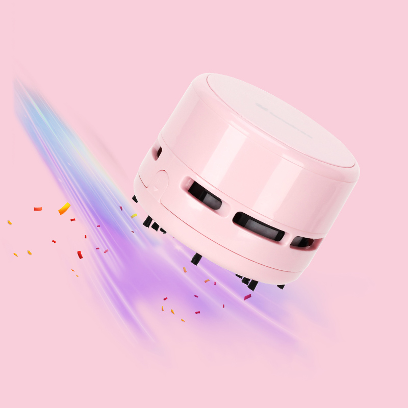 Desk Vacuum Cleaner Mini Dust Cleaner Desktop Keyboard Cleaner Rubber Dust Collector For School Classroom Office School Supplies