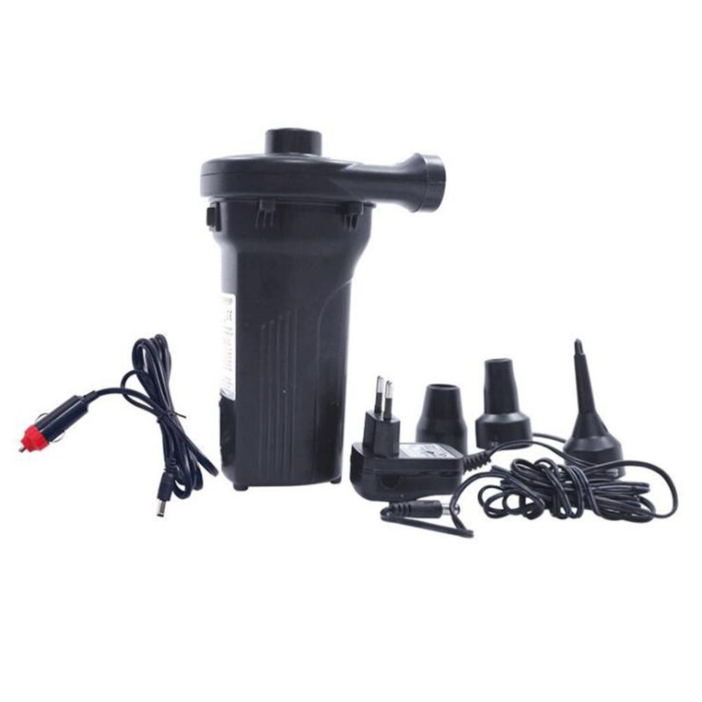 Household Car Dual-Use Battery Pump Outdoor Battery Electric Pump Air Pump Chargable Mattress Inflatable Boat: Default Title