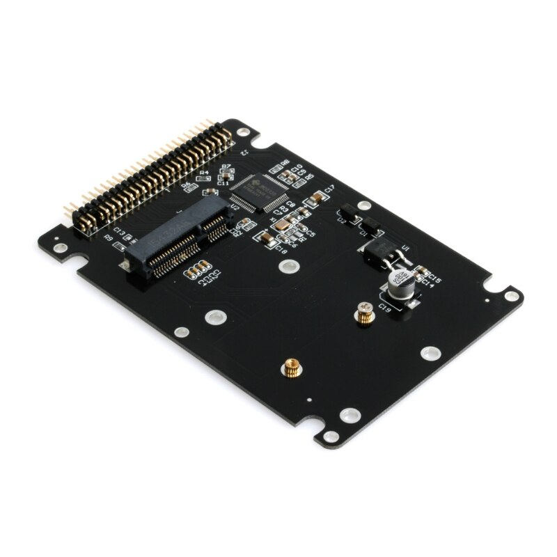 Adaptador MSATA de 44 pines a 2,5 pulgadas IDE HDD SSD MSATA a PATA, tarjeta convertidora con funda