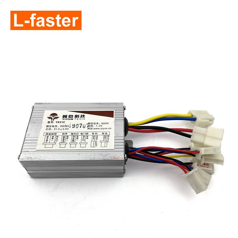 36V 800W Borstel Controller Met 30A Thermische Zekering 48V Motor MY1020Z Controle Case Voor Elektrische Trike Fiets fiets