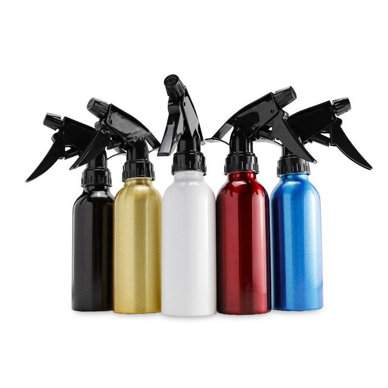 Bouteilles de pulvérisation en aluminium, rechargeables, pour Salon de coiffure, outils de coiffure, 200ml, 1 pièce