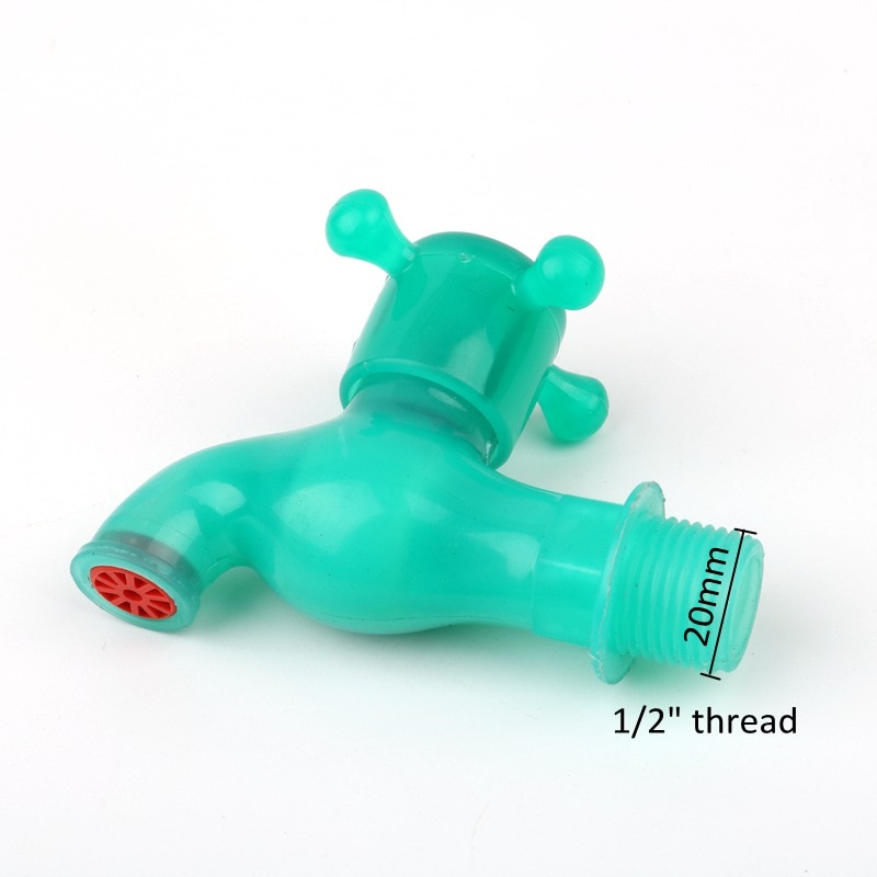 1pc 1/2 " gevind vandhane have vandhane tilslutning vaskemaskine vandhane badeværelse køkken håndvask vandhane farverig havehane