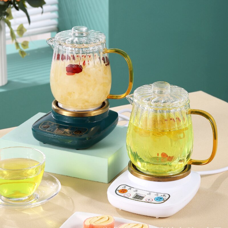 Tragbare Elektrische Wasserkocher Griff Ultraleicht Thermo Töpfe Glas nordisch Tee Topf Clever Moderne Hervidor Portatil Mini Wasserkocher OB50SH