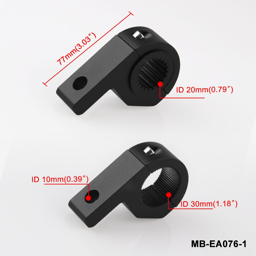 Universal Mount Driving Light Spotlight holder Clamp Bracket 2pcs 20-30CM & 25-50CM for Car Motorcycle Crash Bar Guard