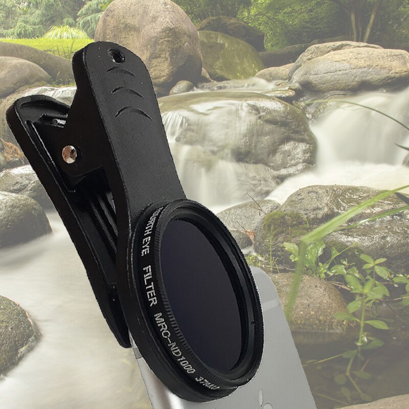37Mm Instelbare Neutrale Dichtheid Clip-On ND2-ND400 Mobiele Telefoon Camera Filter Lens Voor Iphone Huawei Samsung Android Ios mobiele