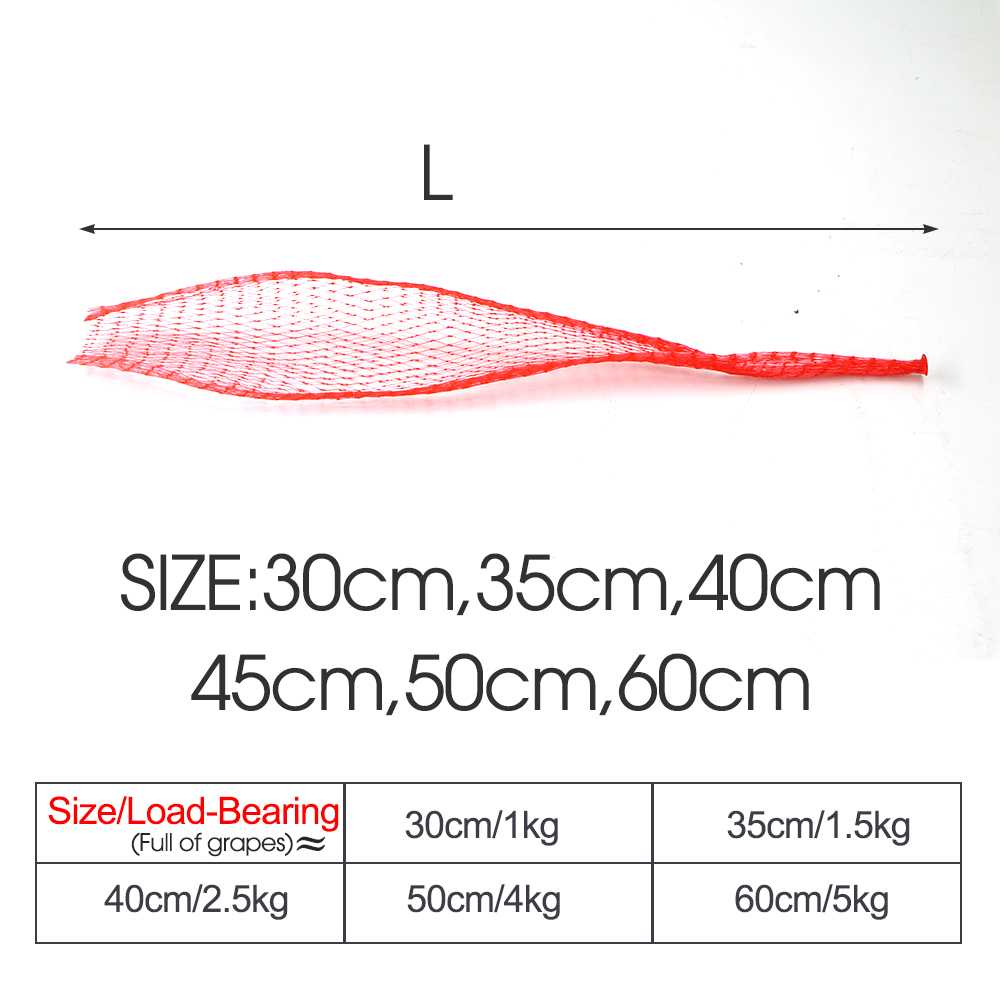 100 st 30-60cm nätpåsar för frukt och grönsaker, återanvändbara plastpåsar för uppsamling av fisk och skaldjur, livsmedel