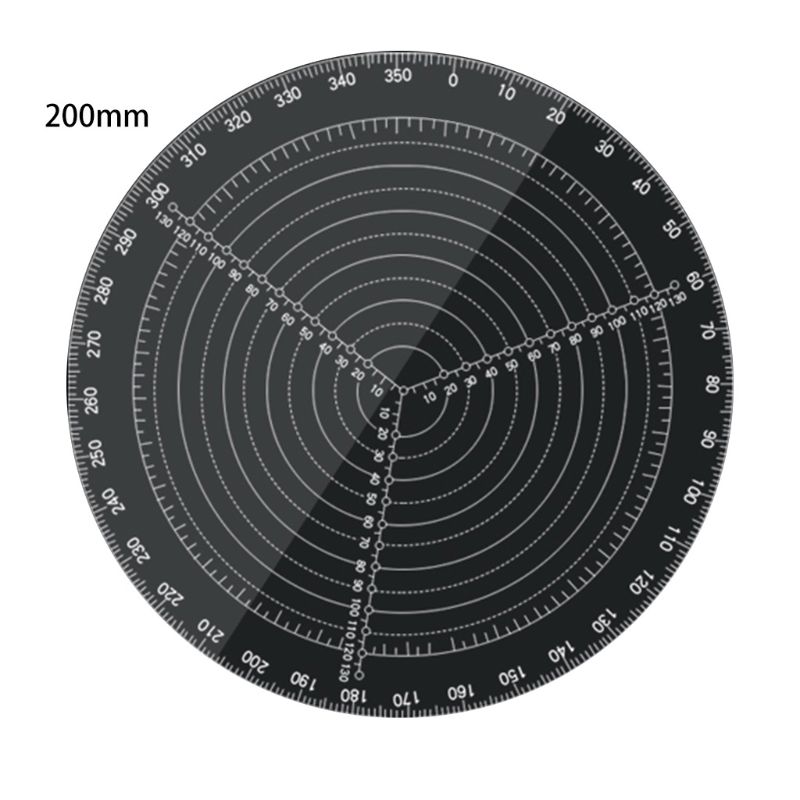 Center Finder Kompas Tool Houtbewerking voor Bowls Werk Tekening Cirkels Diameter A5YD: 200mm