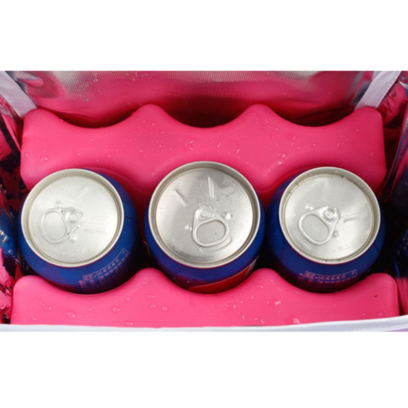 600ml Reusable Ice Brick Ice Block Ice Pack Cooler Milk Storage For Cooler Bag