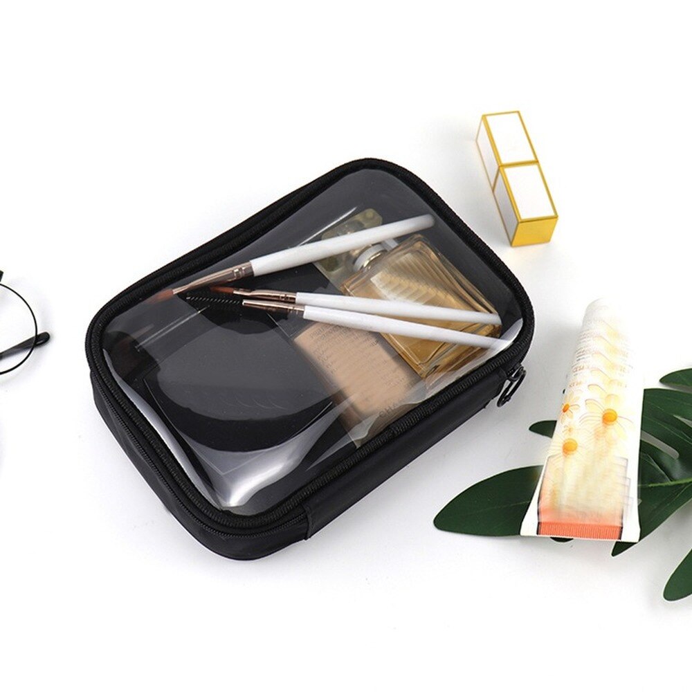 Wasserdicht transparent Kosmetik Tasche Frauen machen-hoch fallen Reise Reißverschluss Klaren machen-hoch Schönheit Waschen Organizer Schlecht Kulturbeutel Bausatz