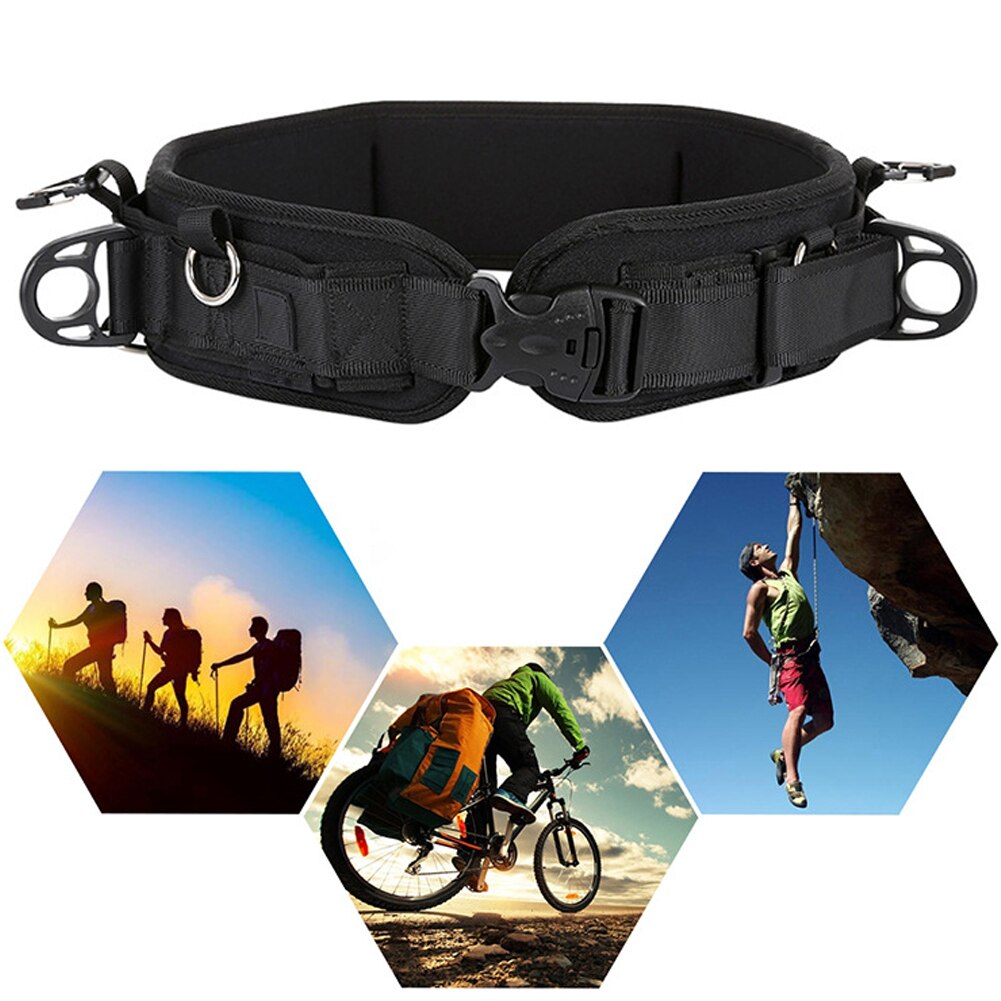 Multifunctional Photography Waist Strap Heavy Duty Hanging Camera Climbing Adjustable Length Quick Release Tripod With D Ring