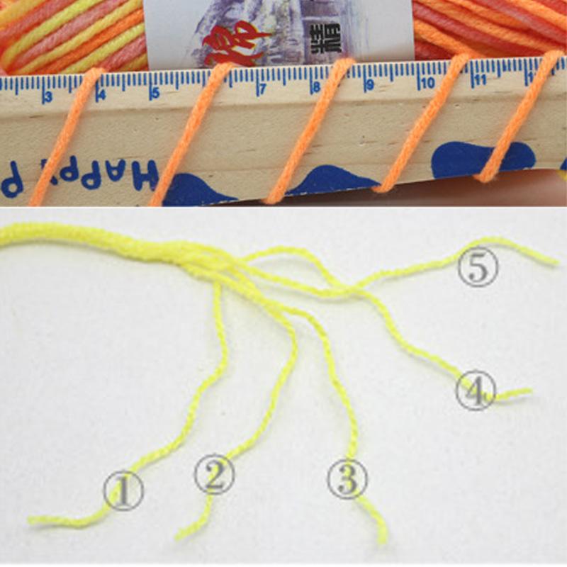 50g/ball Dik #5 Sectie-verven Midden-dikke Melk Katoenen Zachte Baby Garen hand Breien Haak Baby Wollen FZ04