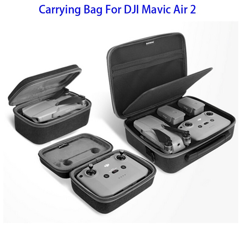 Estuche de transporte portátil, bolsa de hombro multifuncional, bolsa de almacenamiento de control remoto para Mavic Air 2, accesorios para Drones