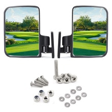 1 Paar Golfkar Spiegels Universal Folding Zijspiegels Flexibele Aanpassing Voor Club Auto Voor Zone Karren