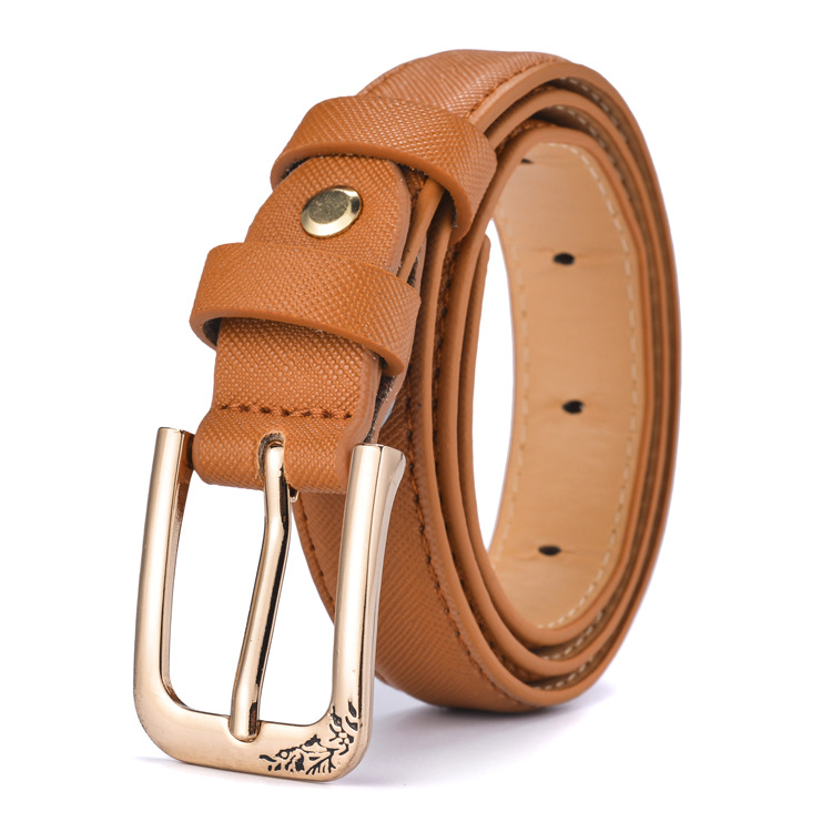 Belts For Kids Girls Boys Kids PU Belts Small Belt For Baby Little Girl Jeans Belt Child: Camel / 105