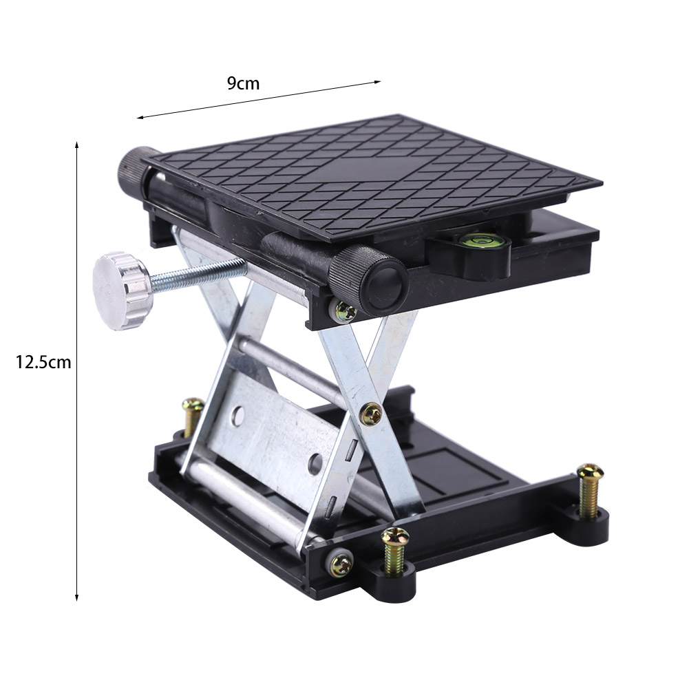 Adjustable Aluminum Router Lift Table Lab Lifting Plate Stand Platform Workbench Woodworking Laboratory Carpentry Tools: Router Lift Table 01