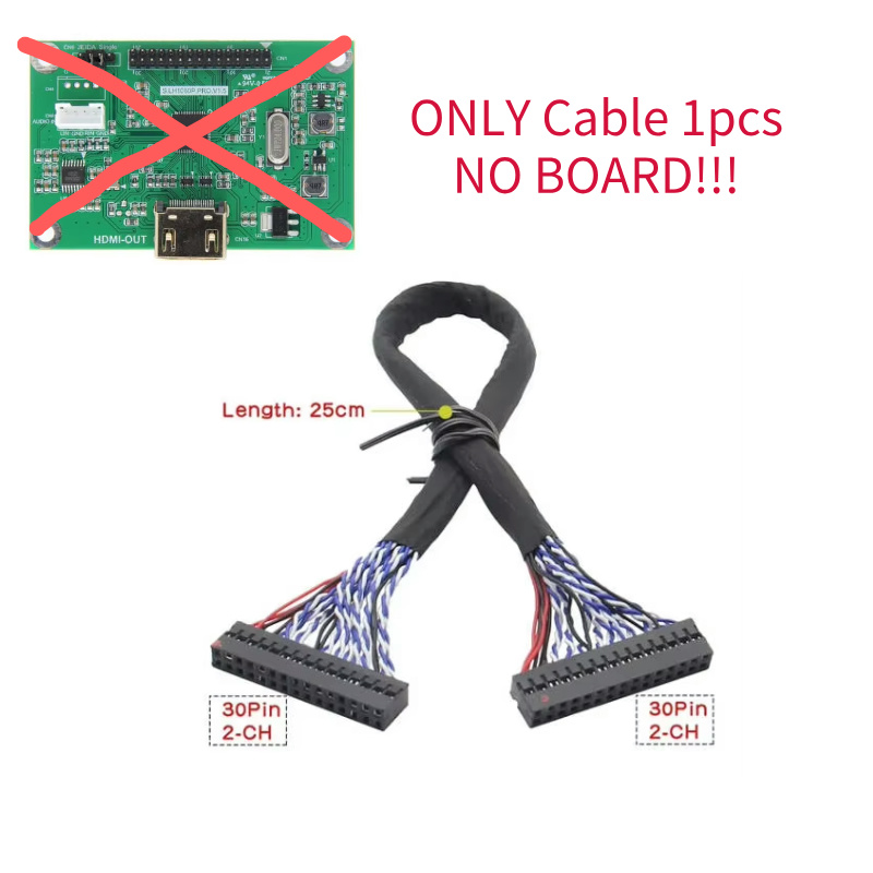 Carte pilote LVDS/convertisseur adaptateur LVDS vers HDMI, prend en charge la résolution 1080P: Paquet 3