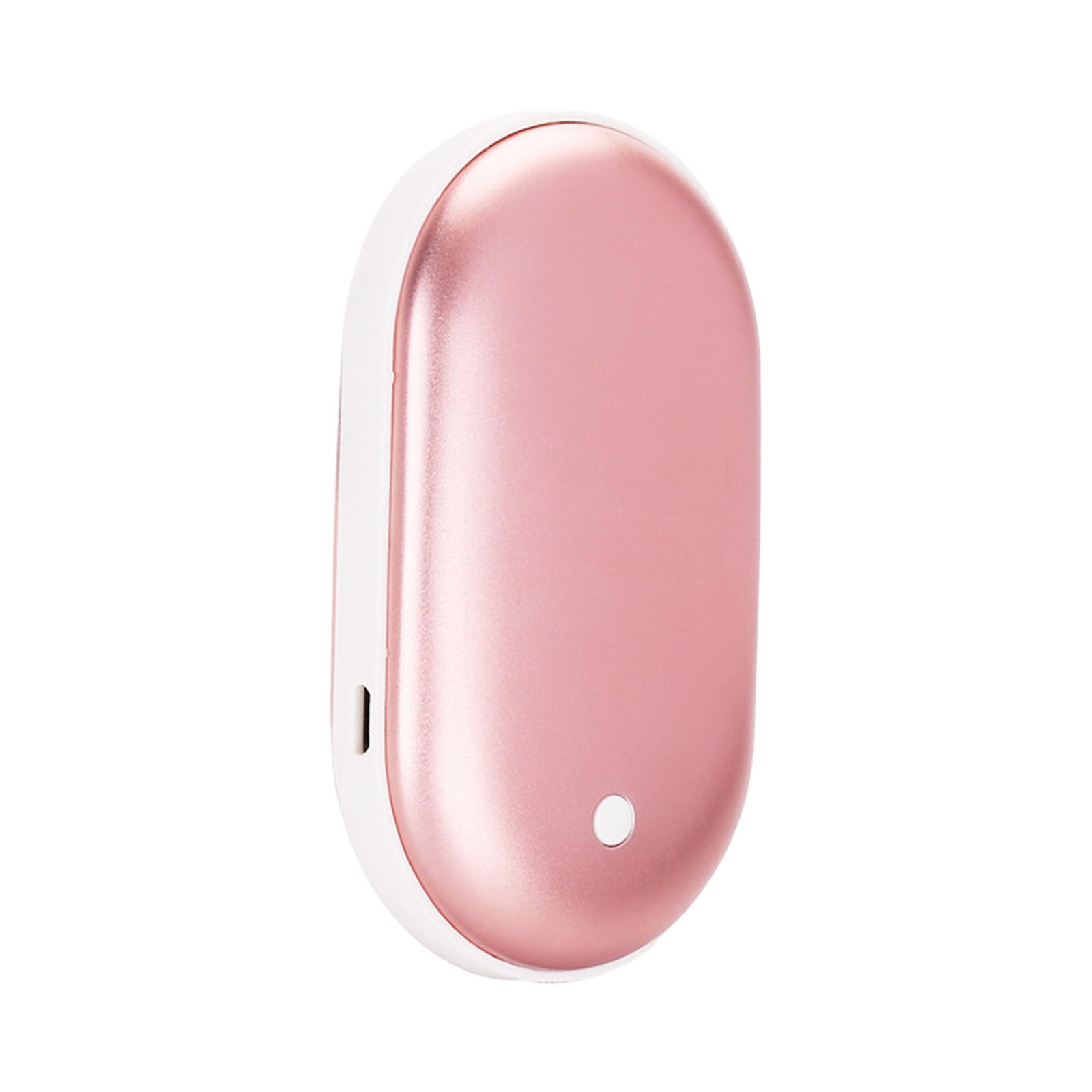 Portable USB Heater Power Bank USB Charging Winter Warmer Hand Warmer Phone Charger: Pink 5200mAh