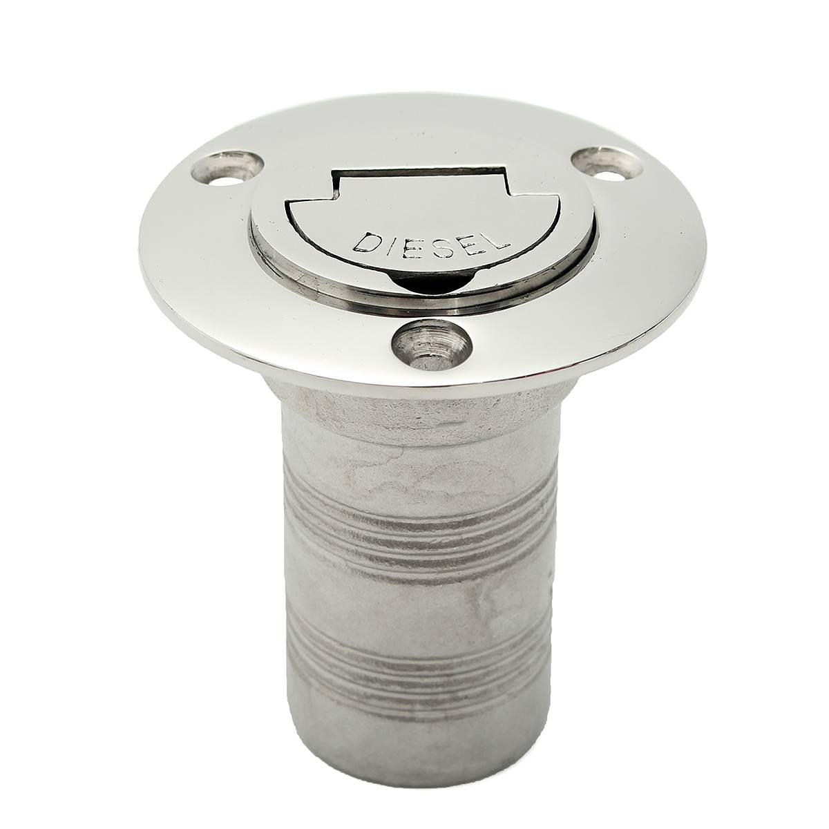 316 Stainless Steel 1-1/2" Boat Fuel Deck Filler Keyless Cap Marine Angled Fill Mirror-like Finished Durably Resists Corrosion: Diesel