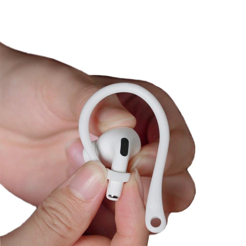 Almohadillas de silicona antipérdida para Apple AirPods 1, 2, 3 Pro, ganchos para las orejas, almohadillas para los oídos, accesorios inalámbricos con soporte para auriculares Bluetooth