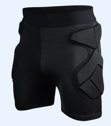 Men's Sport Soccer Goalkeeper Football Rugby Shorts Sponge Defend Ventilate Protective Gears with Hips Pads