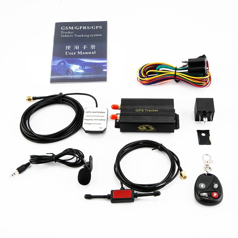 TK103B Car Vehicle SMS/GPS/GSM/GPRS Tracker Realtime Tracking Device+Remote B2AM