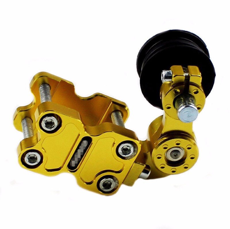 Draagbare Motorfiets Golden Aluminium Richter Kettingspanner Bout Op Roller Tool