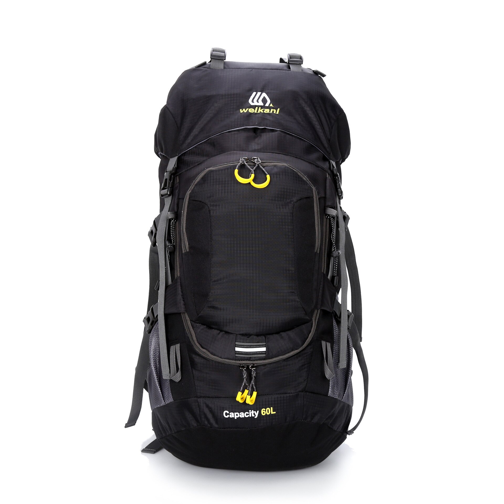 KOKOCAT 60L Wandelen Rugzak Sport Outdoor Rugzak Bergbeklimmen Zak met Regenhoes Rugzak: black