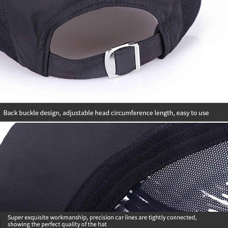 De transpirable gorra pelota Golf ajustable Casual al aire libre deportes sombreado de sombrero visera para viajar ciclismo pesca