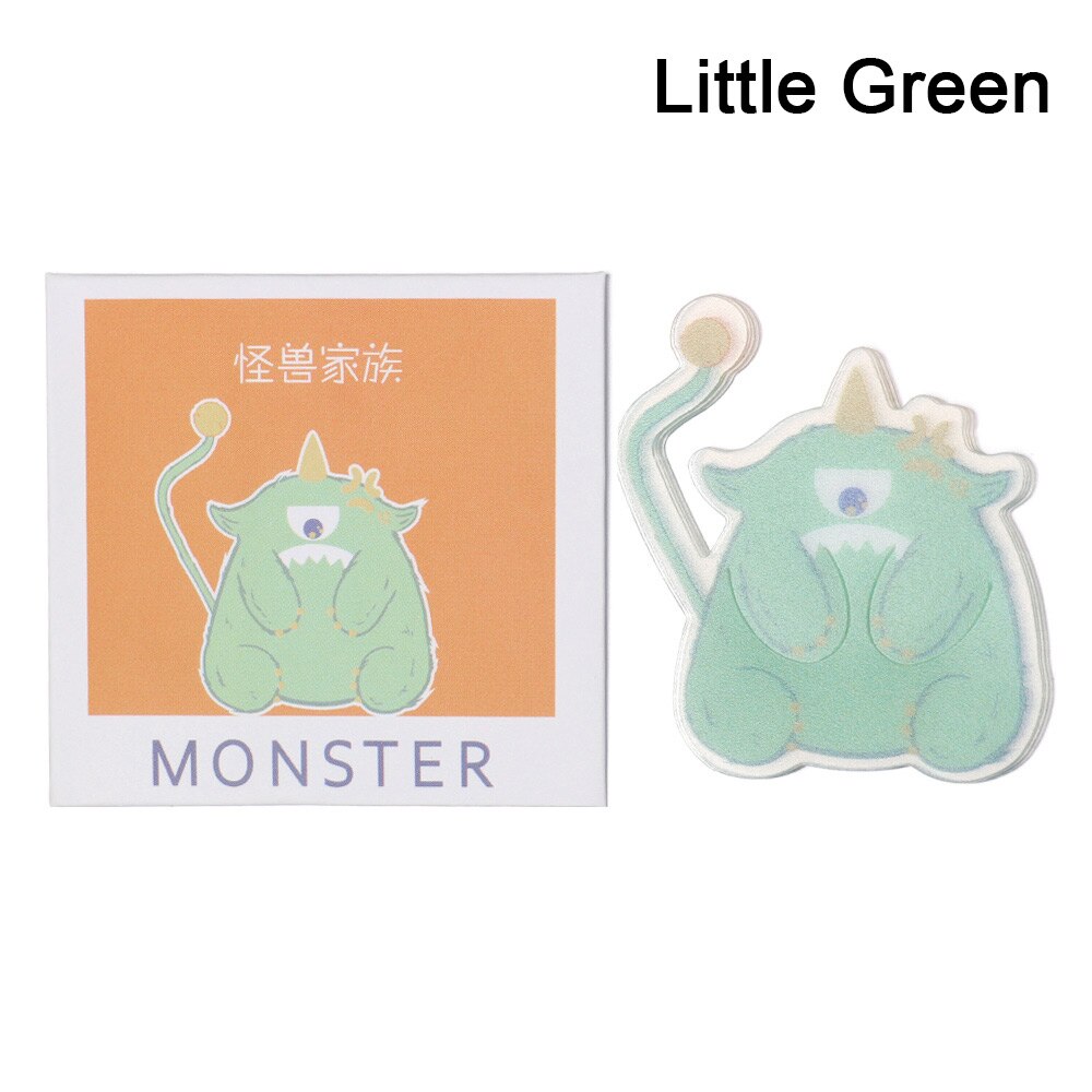 5Pcs Boxed Funny Mini Bookmark Book Pagination Clip Students Hollow Book Page Folder: Little Green