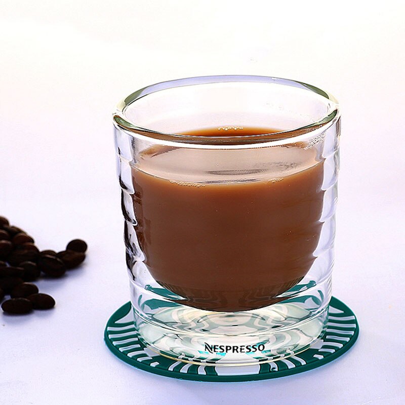 6 stk / sæt kaffekop caneca hånd dobbeltvægs glas te kopper valleprotein canecas nespresso kaffe espresso 85ml 150ml termisk kop