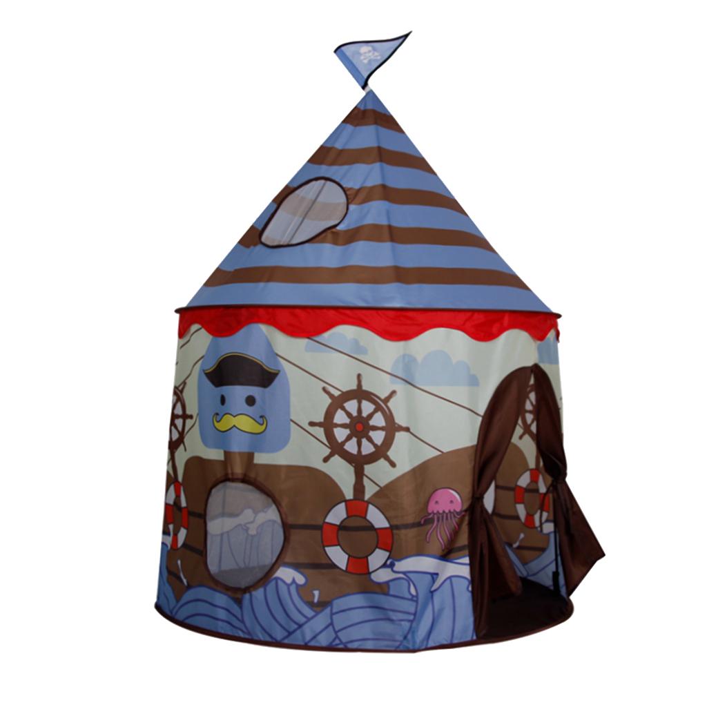 Pirate Castle Tent Play House Indoor and Outdoor for Kids Boys Girls