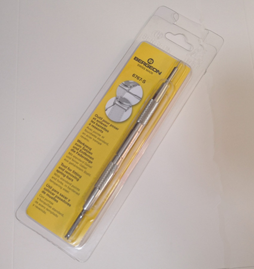 Bergeon Bg 6767-S Fijne Lente Bar Verwijderen Fitting Tool Horloge 3.0Mm Vork