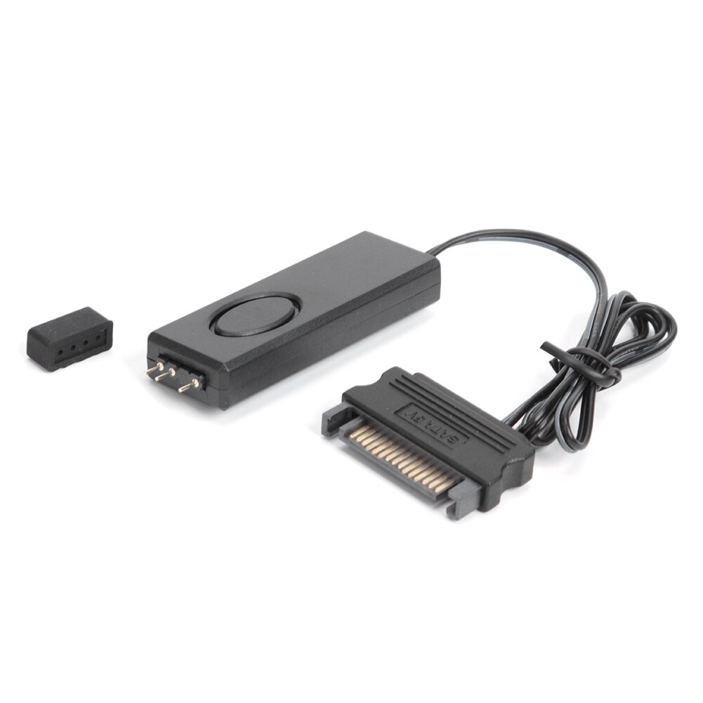 5V Argb Controller 3Pin Sata Voeding Desktop Computer Afstandsbediening Voor Chassis Fan Led Verlichting Water Cooler