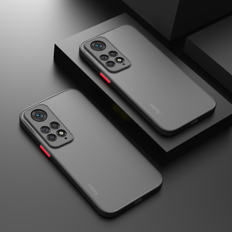 Case Voor Xiaomi Redmi Note 11 Pro 5G Cover Coque Funda Matte Doorschijnend Schokbestendig Hard PC Beschermende Telefoon bumper Mi Note 11S