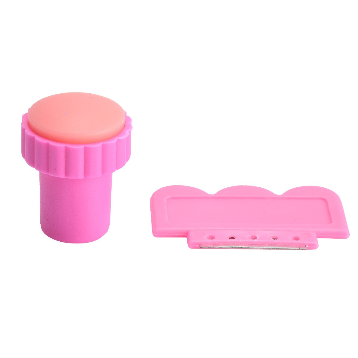 10pcs Nail Stamp DIY Stencil Polish Nail Stamping Set Round Print Manicure Template