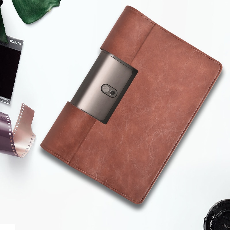 Læderetui til lenovo yoga tab 5 yt-x705f 10.1 tablet cover cover til smart yoga tab 5 yt -x705m / l/x handstrap funda