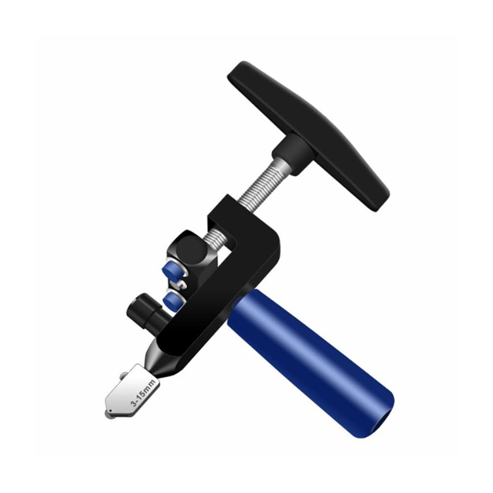 Hand Grip Tile cutter Divider glass cutter Opener Breaker Handheld Glass Tile Quick Opening Set One-piece cast aluminum breaker: Black