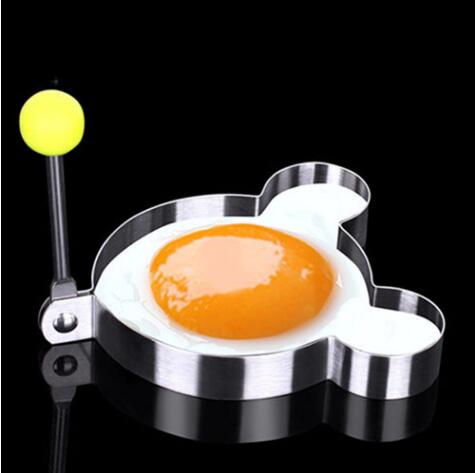 1pc søde omeletter omelet æg stegning skimmel stegt æg shaper ring børn elsker morgenmad madlavning værktøj køkken tilbehøregg skimmel: Bjørn