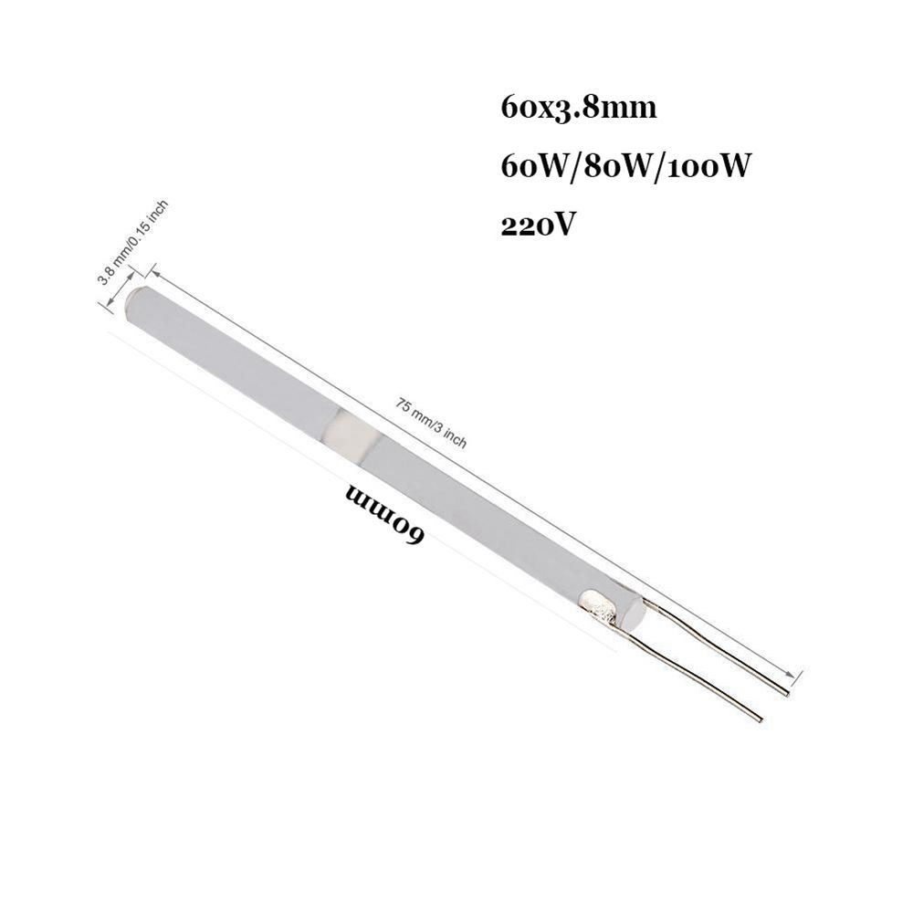 1/2pcs 220V 80W 60W Ceramic Internal Heating Element Adjustable Temperature Electric Soldering Iron Heater for 908 908S Solder