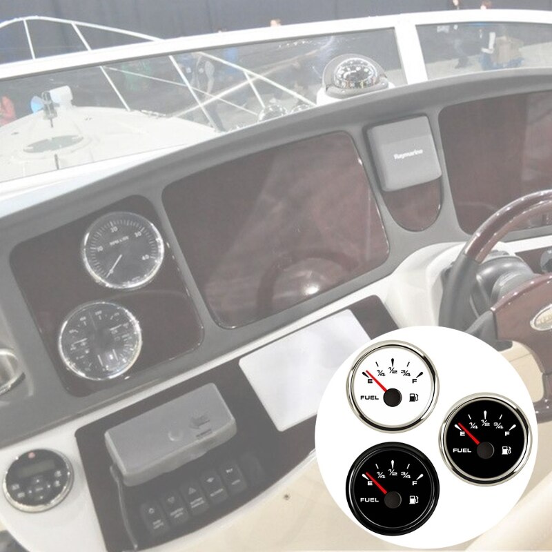 Marine Brandstofmeter Boot Gas Tank Meter Led Backlight Voor Auto Voertuig