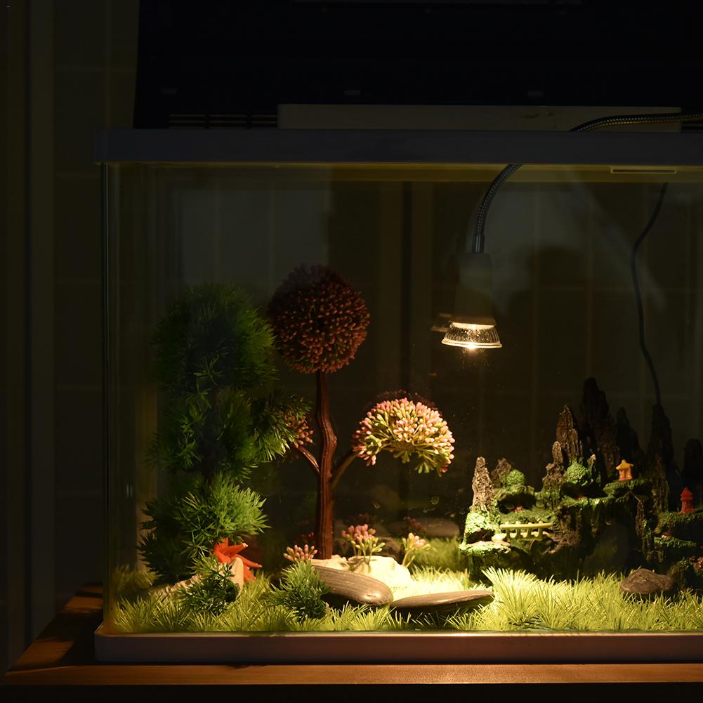 Lámpara de calefacción para reptiles E27 de 220V, luces de quemadura solar de tortuga UVB ajustables de espectro completo, iluminación de preservación de calor