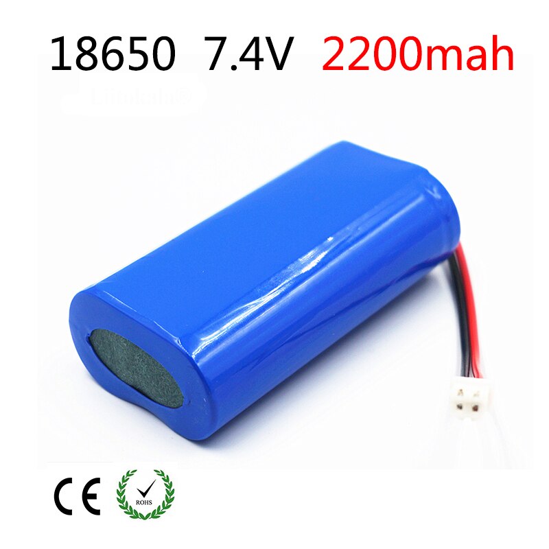 7.4V/8.4V Lithium Batterijen 2200 Mah 7.4 Volt 18650 Li-Ion Hoge Ontlading Batterij Voor Riem Lader/Luidsprekers/Robot/ Tools Lofzang