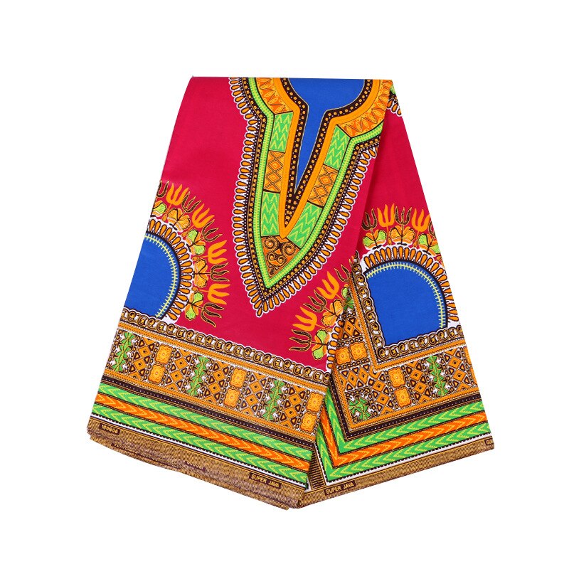 Tela africana de cera de algodón, tejido Batik para ropa de África, cera de tissu de ghana,: 05