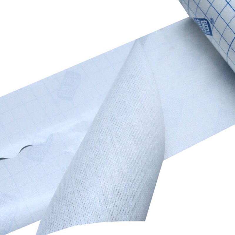 1 rollo de cinta de fijación de vendaje adhesivo para heridas, transparente, resistente al agua