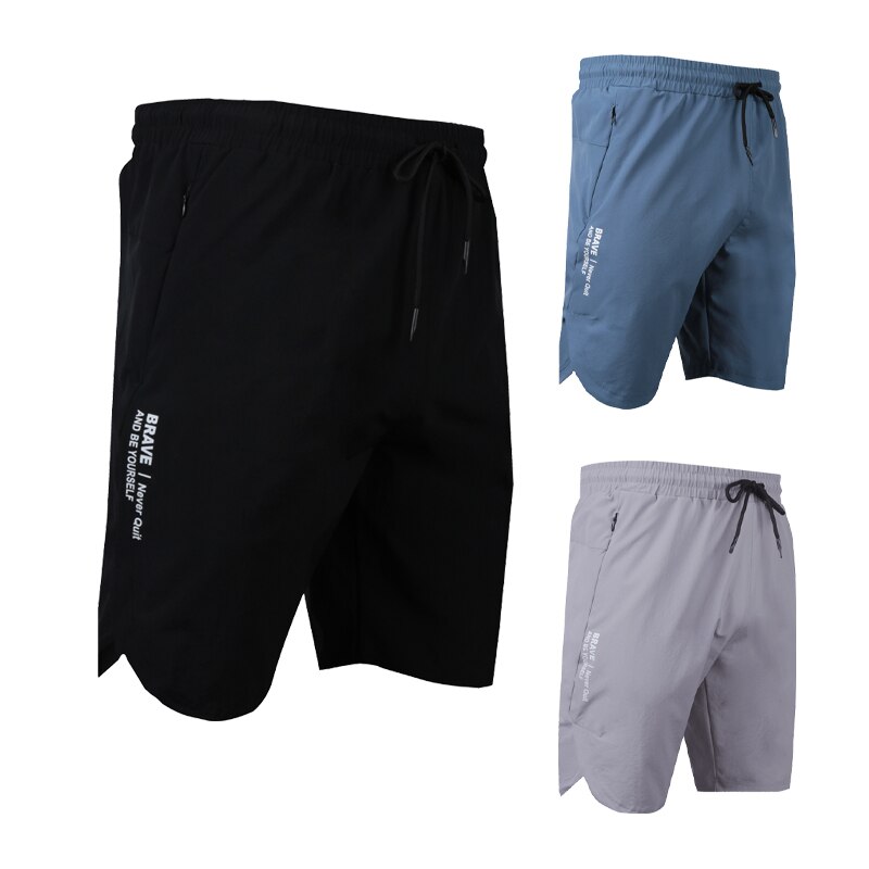 Short de sport pour homme, bas de Jogging, musculation, entraînement, Gym, lettre, séchage rapide, pantalon de plage, été